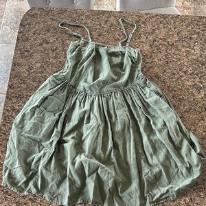 Green Aerie Spaghetti Strap Dress